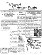 December 2012 Missouri Missionary Baptist Paper